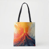 Vulkanische Eruption: Rohkraft Tasche (Vorderseite)