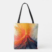 Vulkanische Eruption: Rohkraft Tasche (Rückseite)
