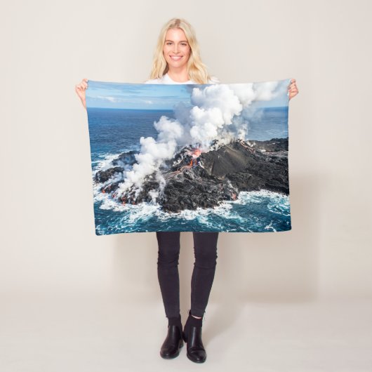 Vulkanische Insel Fleecedecke (Beispiel)