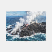 Vulkanische Insel Fleecedecke (Vorderseite (Horizontal))