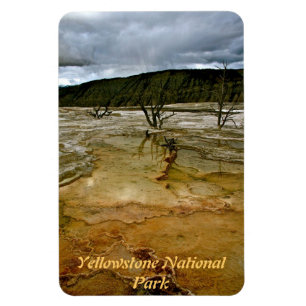 VULKANISCHE LANDSCHAFT YELLOWSTONE MAGNET
