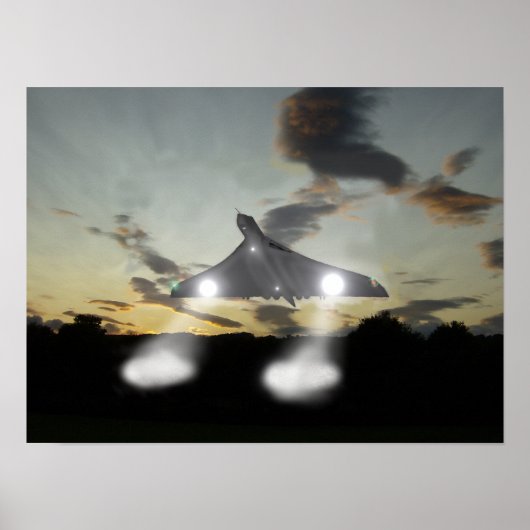 Vulkanische Sekunden nach Touchdown Poster (Vorne)
