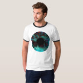 Vulkanischer Augen-Männer T-Shirt (Vorne ganz)