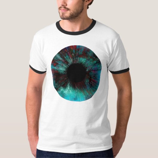 Vulkanischer Augen-Männer T-Shirt (Vorderseite)