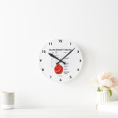 Vulkanischer Explosivitätsindex (VEI) Geologie-Vul Runde Wanduhr (Zuhause)