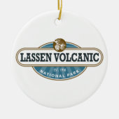 Vulkanischer Nationalpark Lassens Keramik Ornament (Vorne)