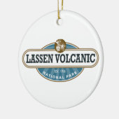 Vulkanischer Nationalpark Lassens Keramik Ornament (Links)
