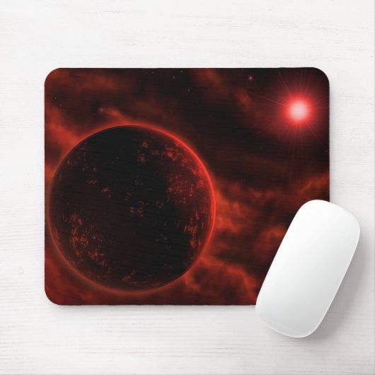 Vulkanischer Planet Mousepad (Mit Mouse)