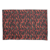 Vulkanisches Magma-Vulkanmuster Kissenbezug (Vorderseite)