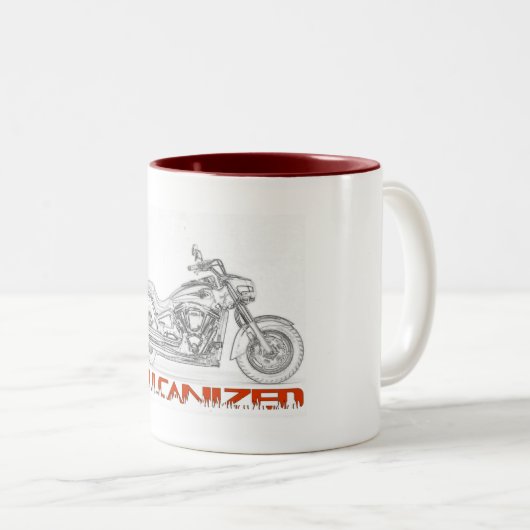 Vulkanisierte Tasse (VorderseiteRechts)