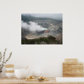 Vulkankrater Poás Poster (Küche)