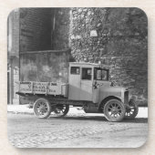 Vulkanlastwagen Untersetzer (Vorderseite)