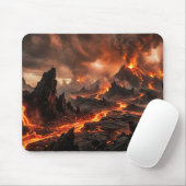 Vulkanlava Mousepad (Mit Mouse)