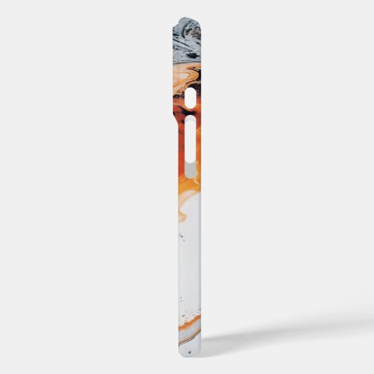 Vulkanmarbling Case-Mate iPhone Hülle (Rückseite / Links)