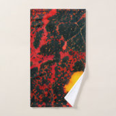 Vulkanmuster Badezimmer Handtuchhandtuch Set (Handtuch)