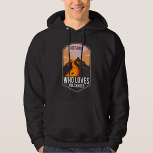 Vulkanologin ist nur ein Junge, der Vulkane Liebe Hoodie