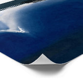 Vulkanposter gefroren poster (Ecke)