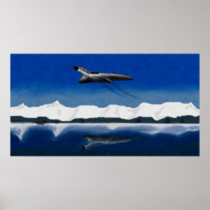 Vulkanposter gefroren poster