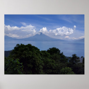 Vulkansee Atitlan Poster