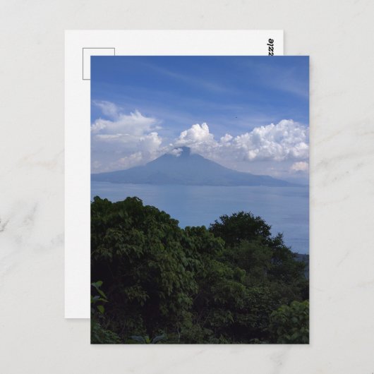 Vulkansee Atitlan Postkarte (Vorne/Hinten)