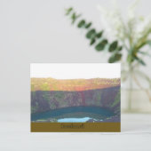 Vulkansee Kerið, Grímsnes, Island Postkarte (Stehend Vorderseite)