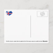 Vulkansee Kerið, Grímsnes, Island Postkarte (Rückseite)