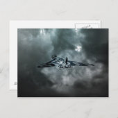 Vulkansturm Postkarte (Vorne/Hinten)