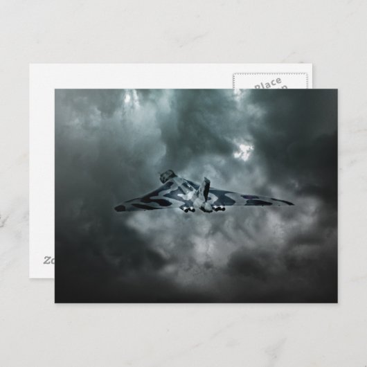 Vulkansturm Postkarte (Vorne/Hinten)