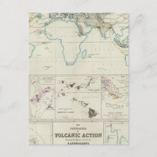 Vulkanwirkung Postkarte (Vorderseite)