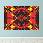 Vulkanzentrum Spritzer 60x40 Leinwanddruck (Insitu (Holzboden))