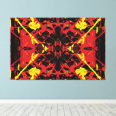 Vulkanzentrum Spritzer 60x40 Leinwanddruck (Insitu (Holzboden))