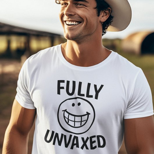 VULLU\Y UNVACCINTED UN-VAXED ANTI T - SHIRT