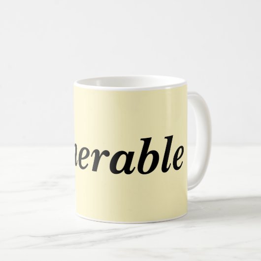 Vuln*rable Tasse (VorderseiteRechts)