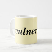 Vuln*rable Tasse (Vorderseite Links)