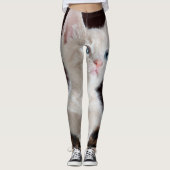 Vulnerable White Kitten Leggings (Vorderseite)