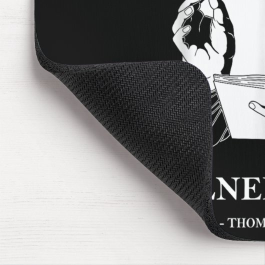 Vulnero Nemo katholischer Saint Thomas Aquinas Quo Mousepad (Ecke)