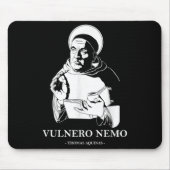 Vulnero Nemo katholischer Saint Thomas Aquinas Quo Mousepad (Vorne)