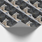 Vulpes corsac geschenkpapier (Ecke)