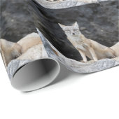 Vulpes corsac geschenkpapier (Rolleneckpunkt)