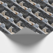 Vulpes corsac geschenkpapier (Ecke)