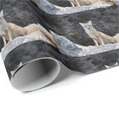 Vulpes corsac geschenkpapier (Rolleneckpunkt)