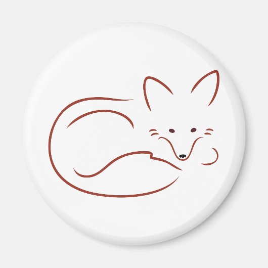 Vulpes Vulpes Magnet (Vorne)