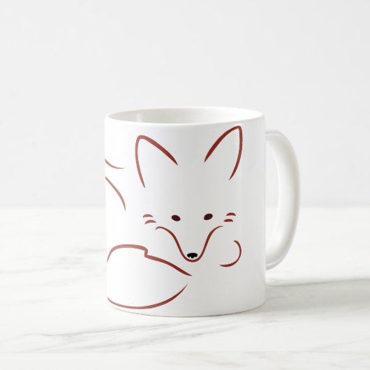 VulpesVulpes Kaffeetasse (VorderseiteRechts)