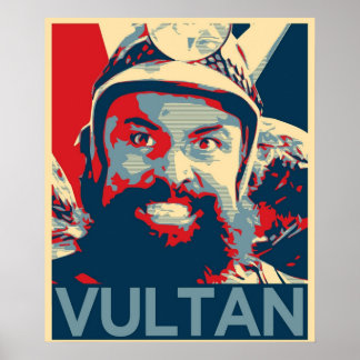 Vultan Inspiriert von Flash Gordon Poster