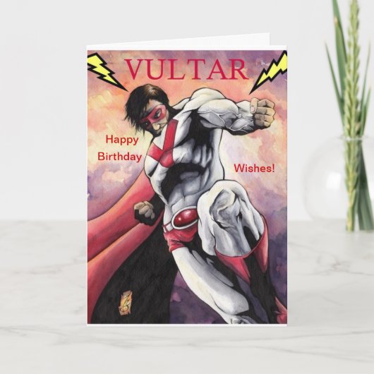 Vultar Birthday Card Karte (Vorderseite)