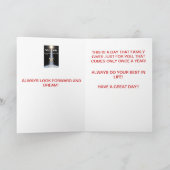 Vultar Birthday Card Karte (Innenseite)