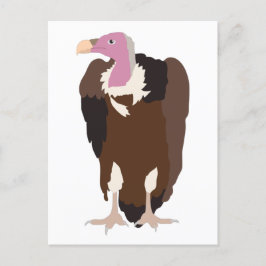 Vulture Bird-Illustration Feiertagspostkarte