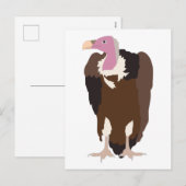 Vulture Bird-Illustration Feiertagspostkarte (Vorne/Hinten)