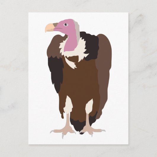 Vulture Bird-Illustration Feiertagspostkarte (Vorderseite)