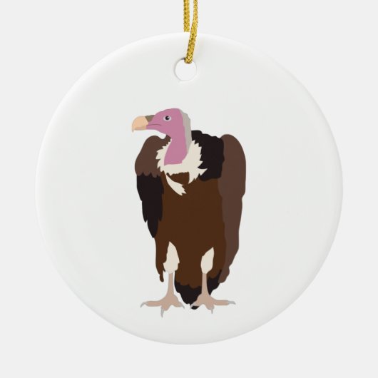 Vulture Bird-Illustration Keramik Ornament (Vorne)